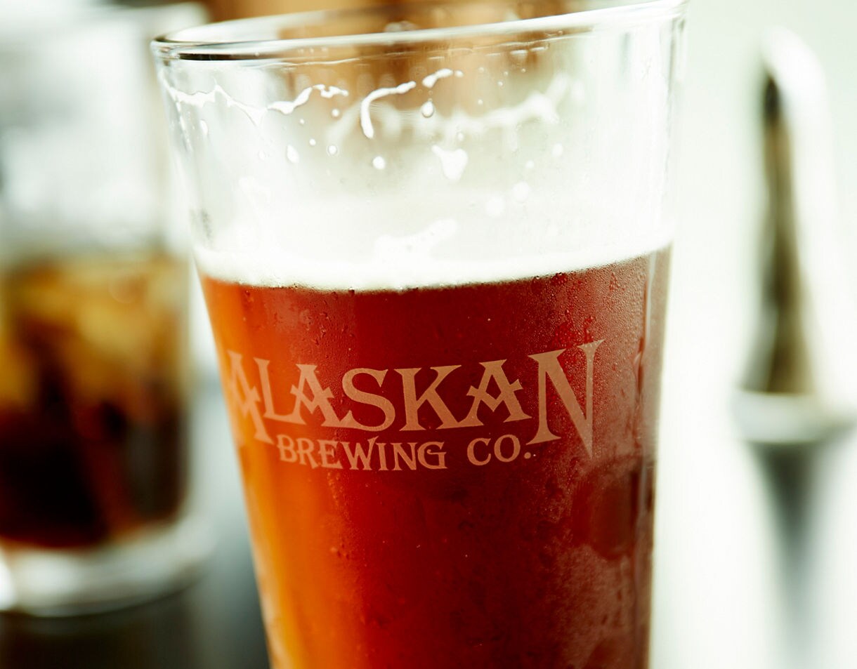 Enjoy locally brewed Alaska craft beer at Whistle Stop Bar & Grill