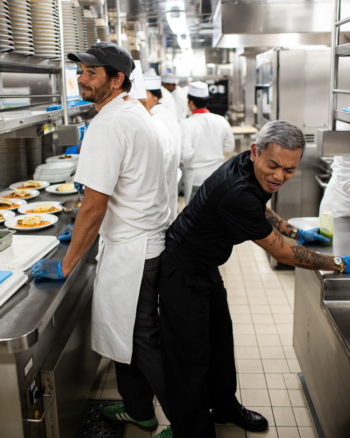 Chef Khanh Ong and Chef Mark La Brooy