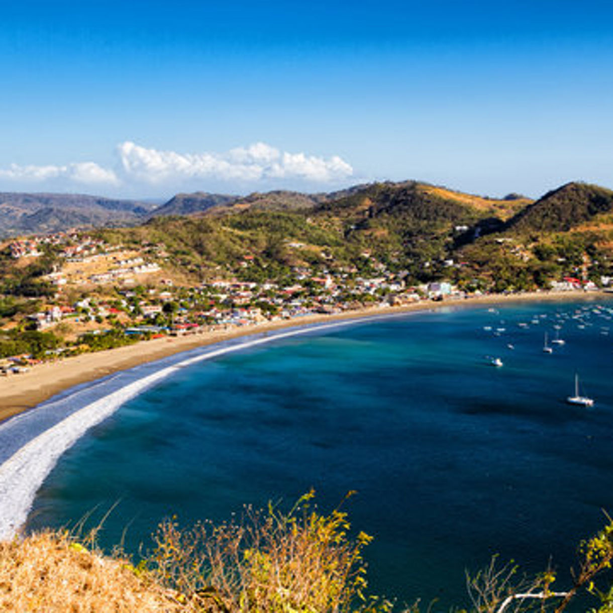 San Juan del Sur bay in Nicaragua