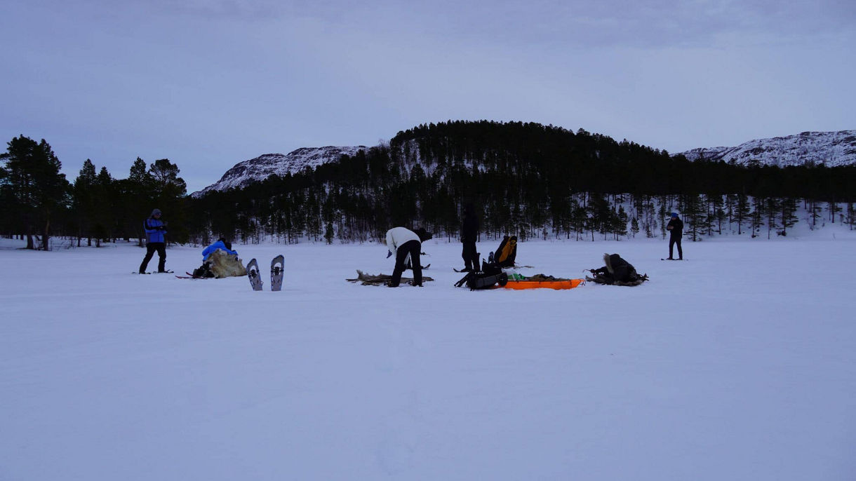 Snowshoeing and Ice Fishing