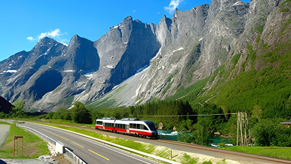 Raumabanen Railway & Troll Wall