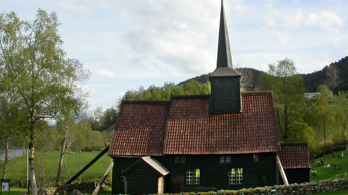 Rodven Stave Church & Troll Wall