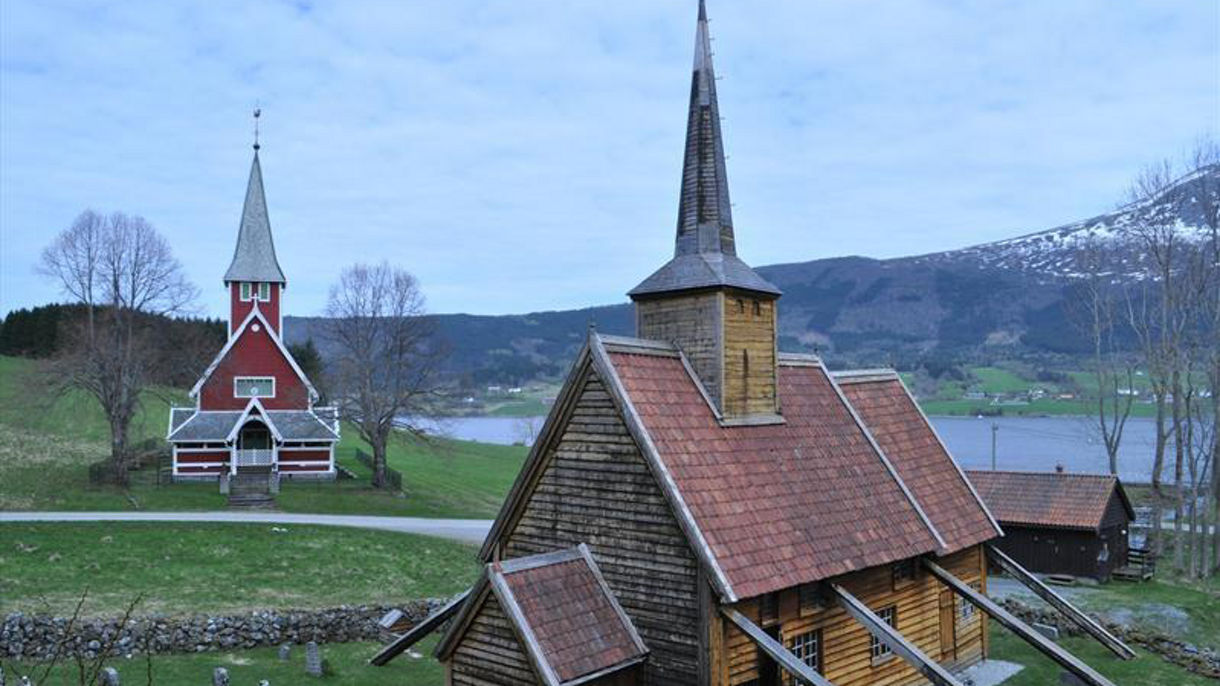 Rodven Stave Church & Troll Wall