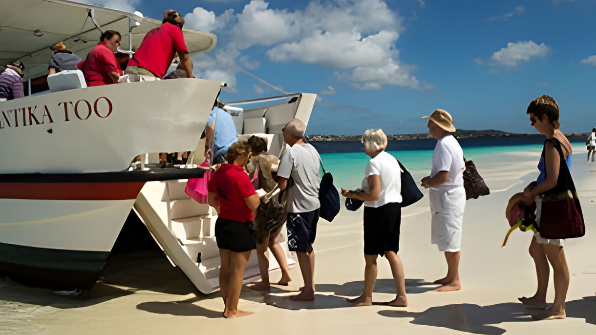 Klein Bonaire, Water Taxi, Beach Break & Swim