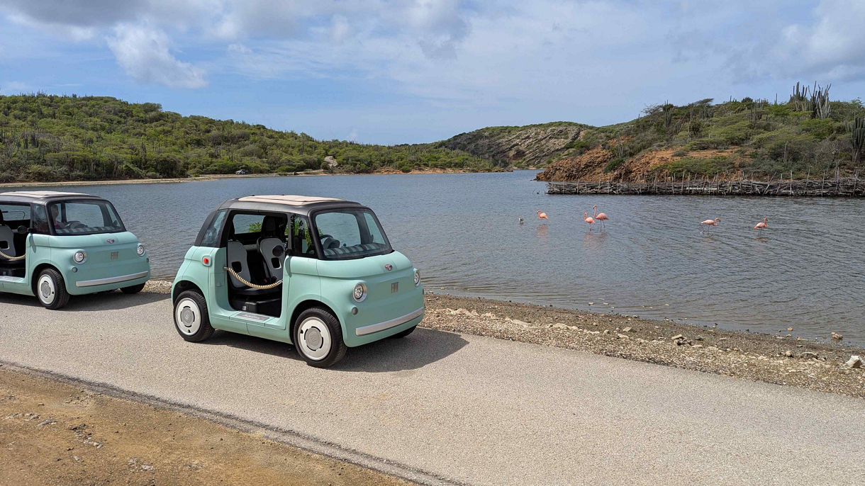 Explore Bonaire by Electric Fiat Topolino