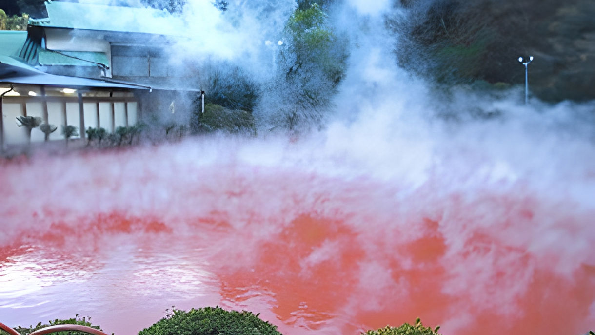 Usa Jingu Shrine & Boiling Hell Hot Springs