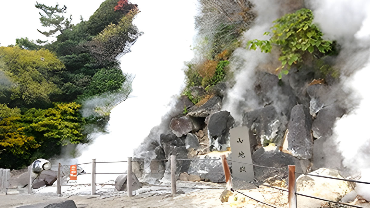 Usa Jingu Shrine & Boiling Hell Hot Springs