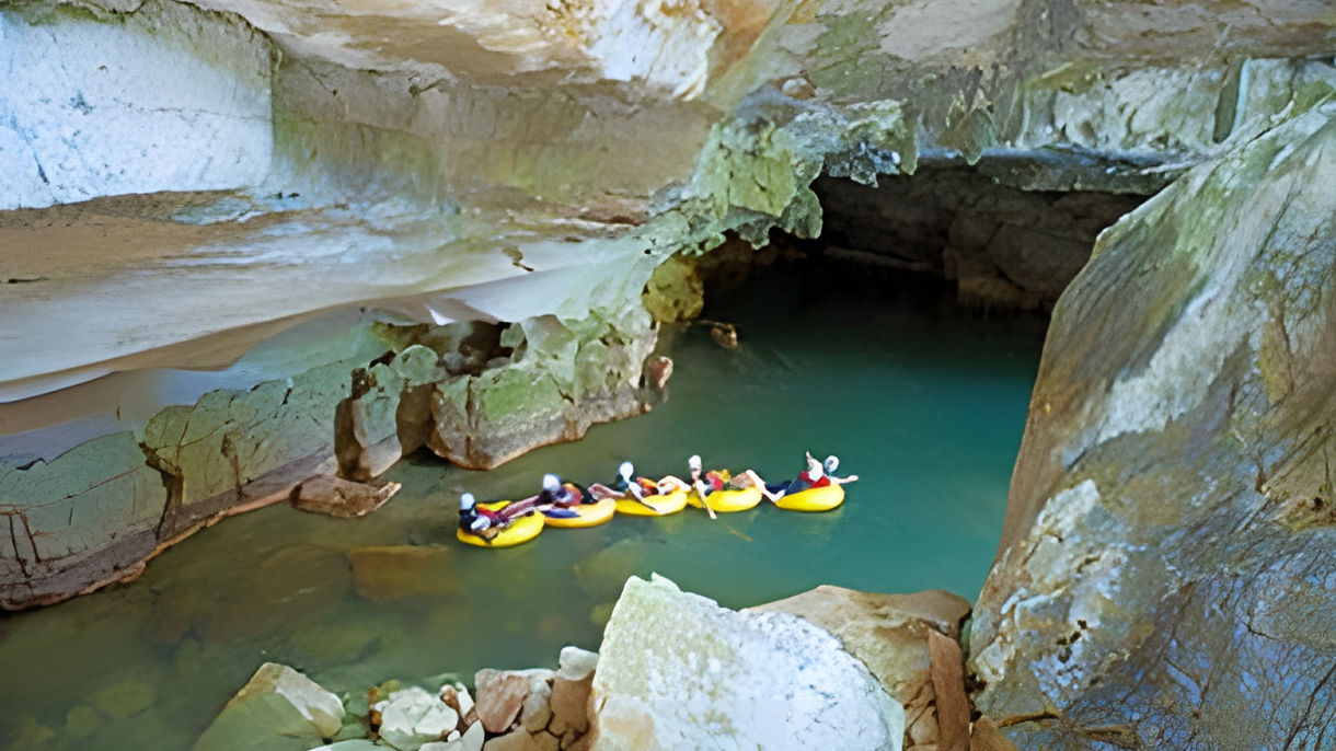 Mayan Underworld Four Cave Tubing Combo with Lunch
