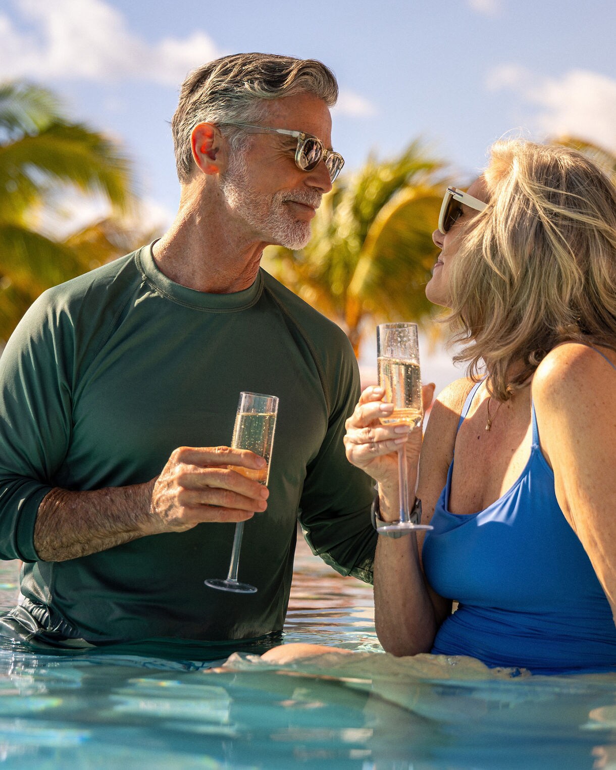 The private beach at Pearl Cove Beach Club.