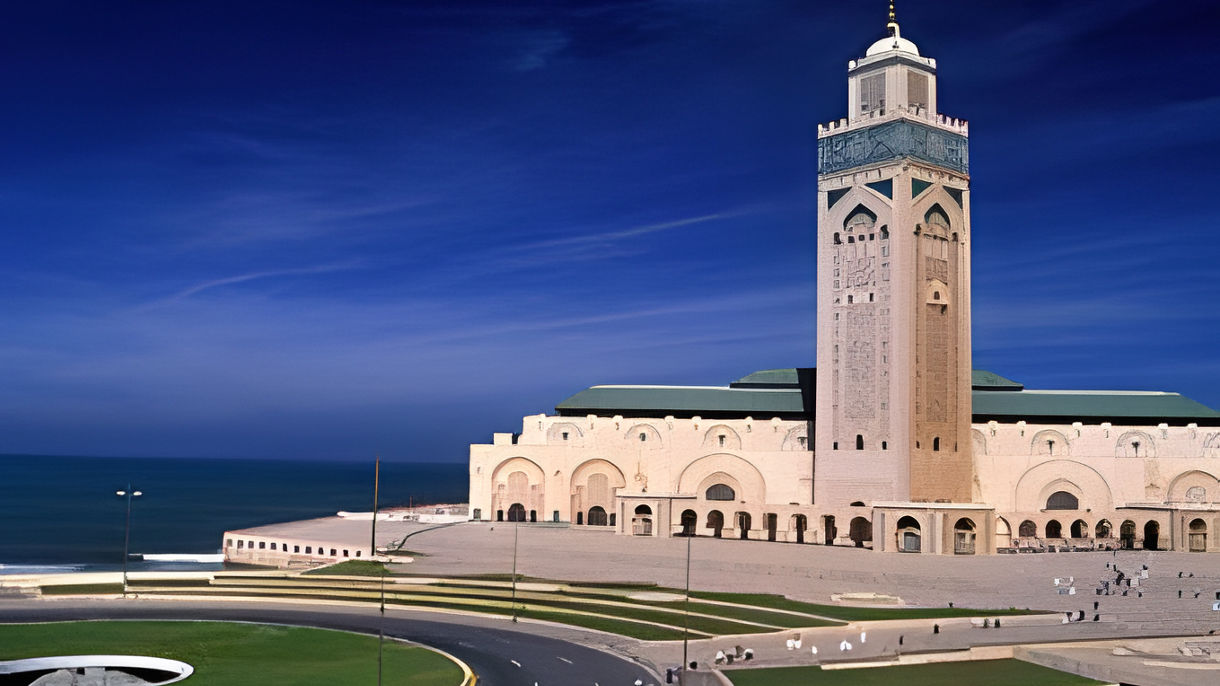 Hassan II Mosque & Lunch at Rick's Café
