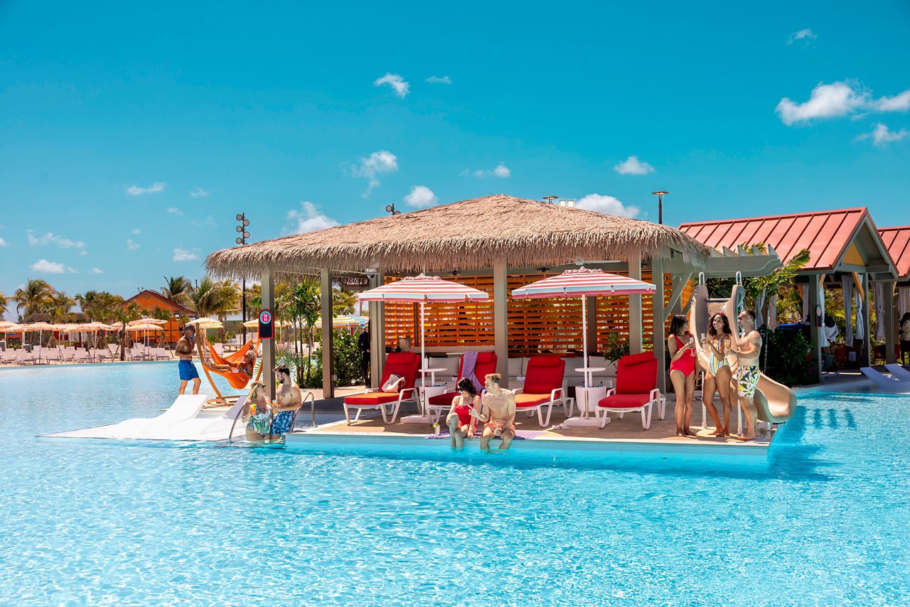 Find island bliss at an Over-the-Lagoon Super Villa at Calypso Lagoon.