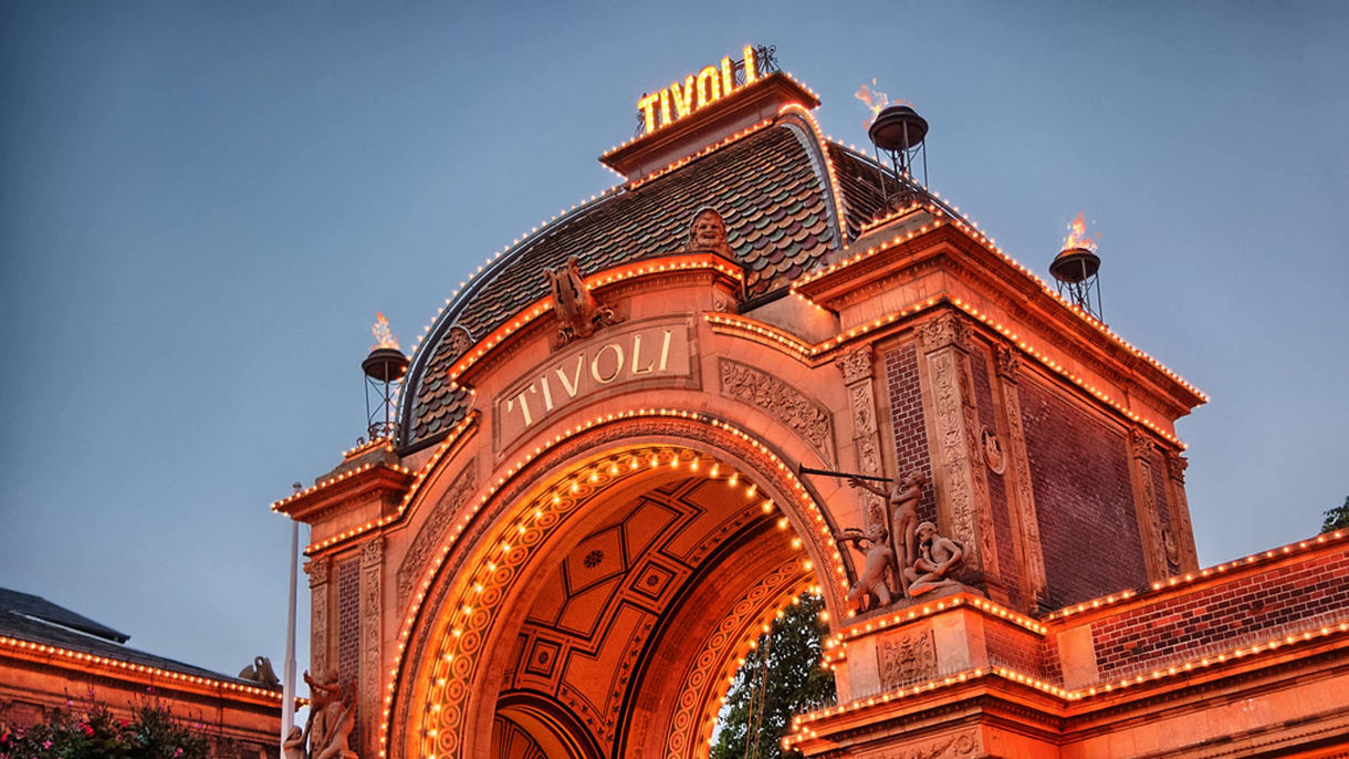 Tivoli Gardens at Night