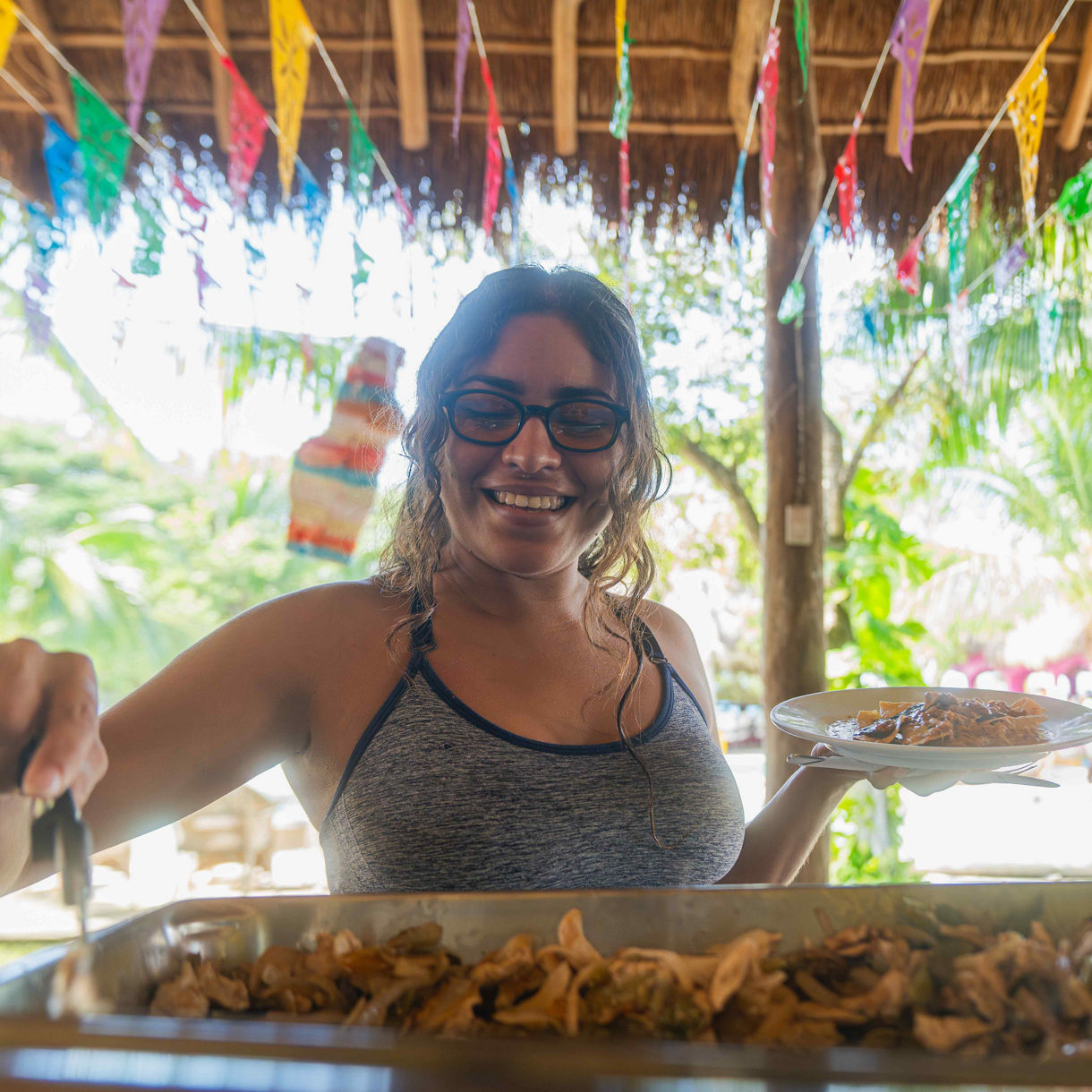 Cenote Swim at Kanan Park & All-Inclusive Beach with Lunch