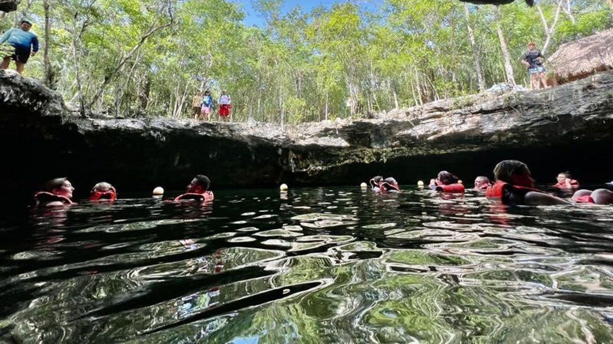 Cenote Hopping, Swim, Ziplining & Mayan Lunch