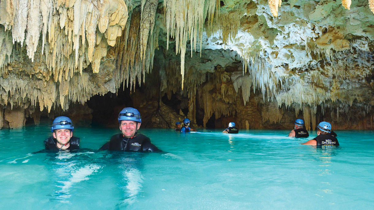 Amazing Secret River & Caverns with Buffet Lunch