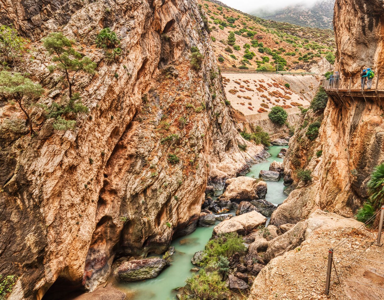 Hike the cliff-side Caminito del Rey for soaring canyon vistas.