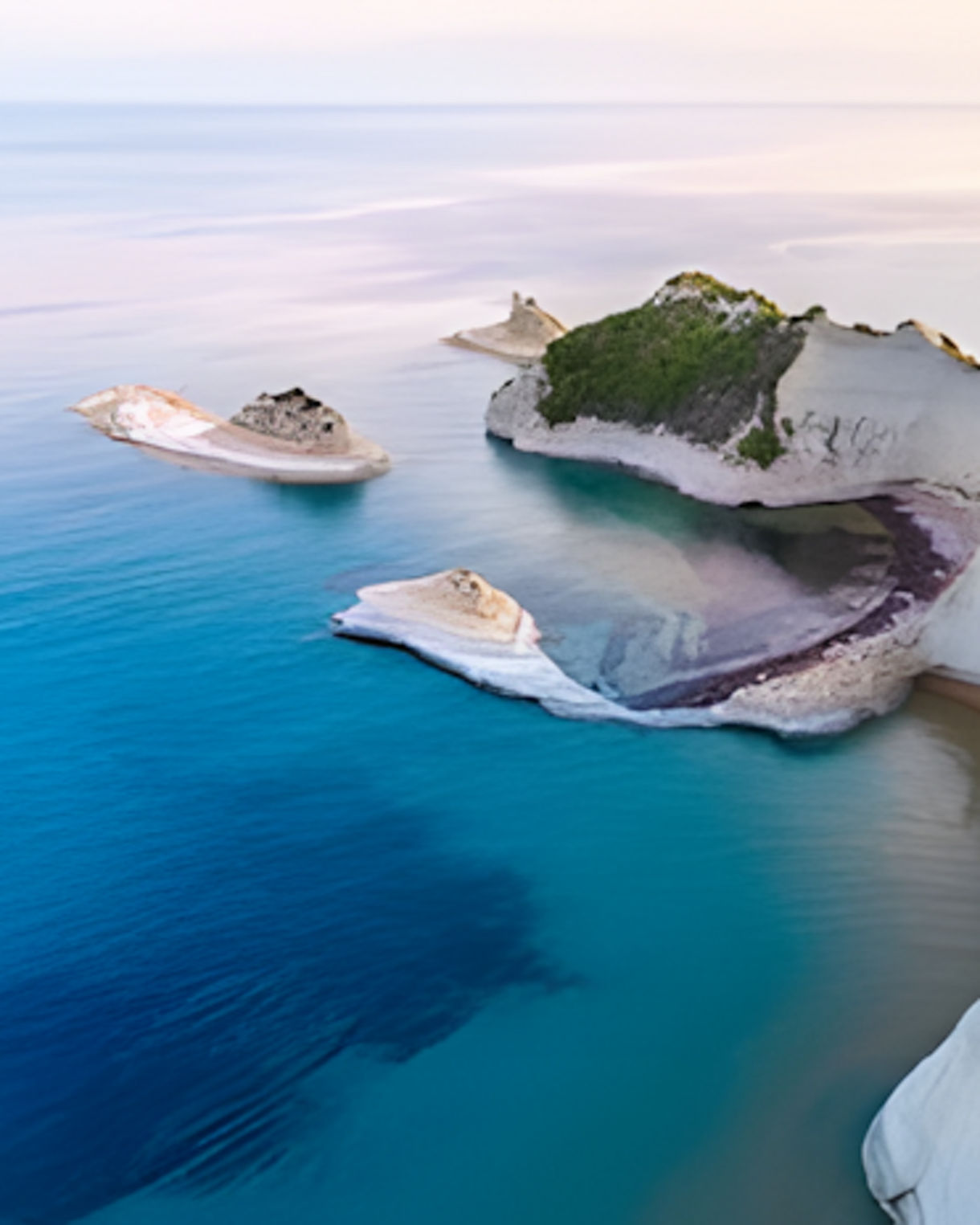 Historic Colosseum in Rome under blue sky