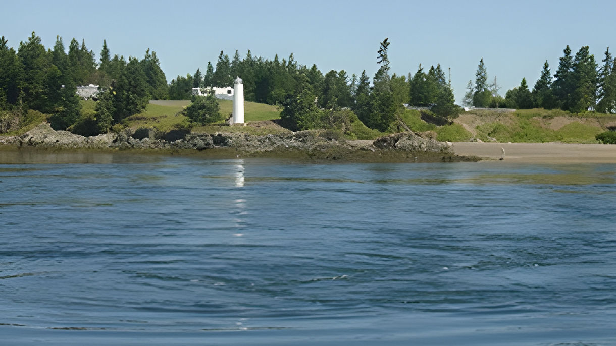 Eastport Harbor by Working Lobster Boat