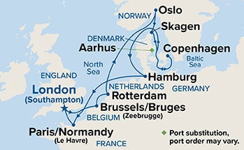 Oktoberfest European Capitals — Itinerary Map