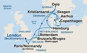 Oktoberfest European Capitals — Itinerary Map