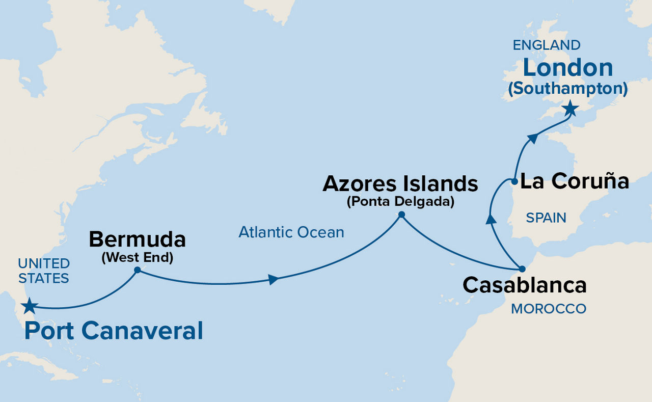 Moroccan Passage — Itinerary Map