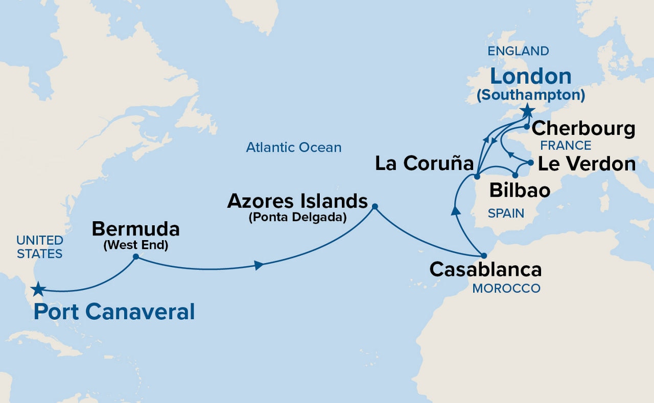 Moroccan & Iberian Grand Adventure — Itinerary Map