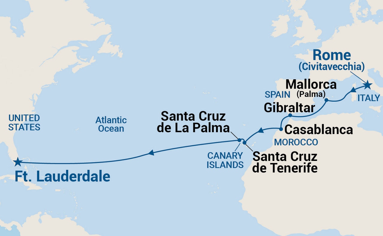 Moroccan Passage — Itinerary Map