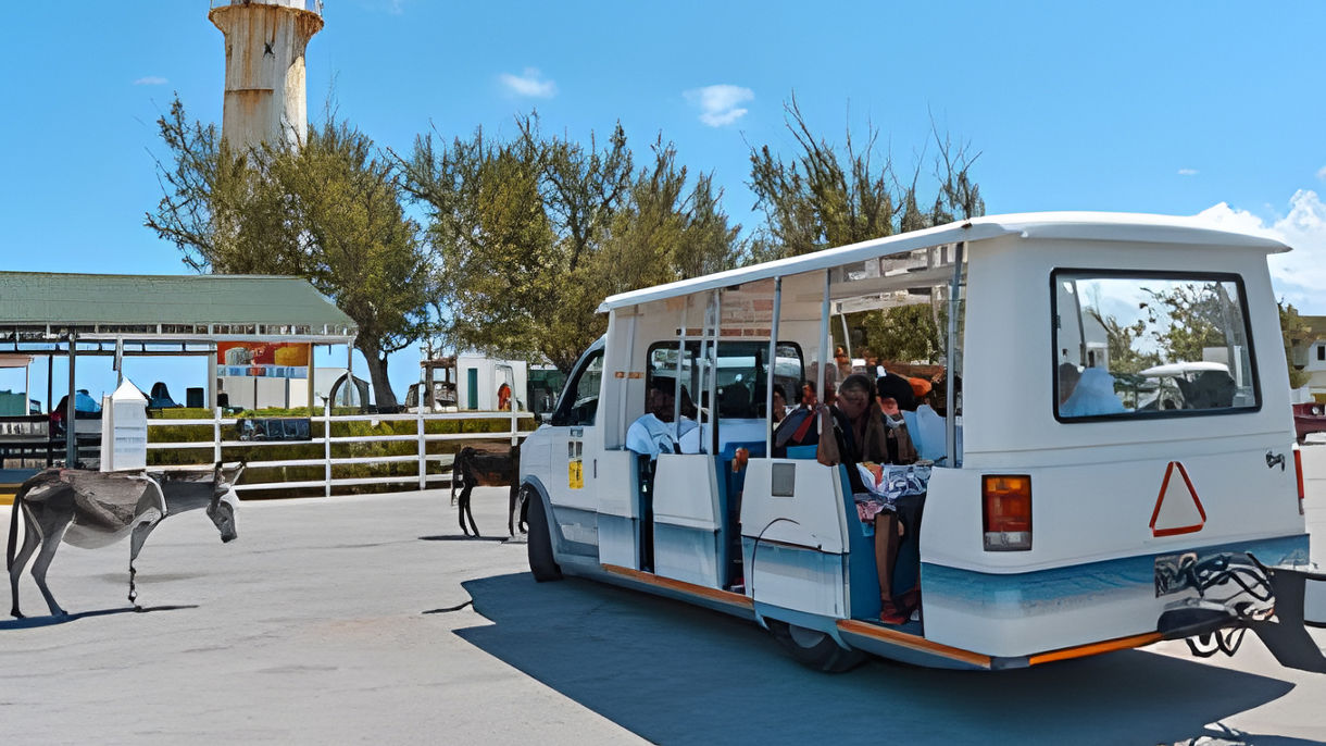 Charm of Grand Turk by Open Air Tram