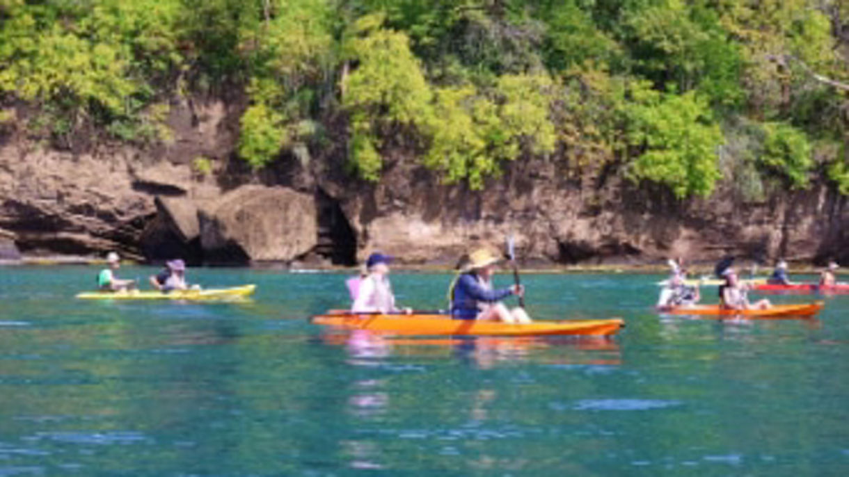 Glass-Bottom Kayaking