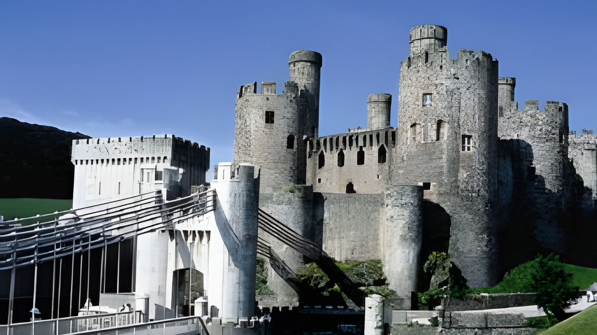 Conwy Castle & Llanfair P.G.
