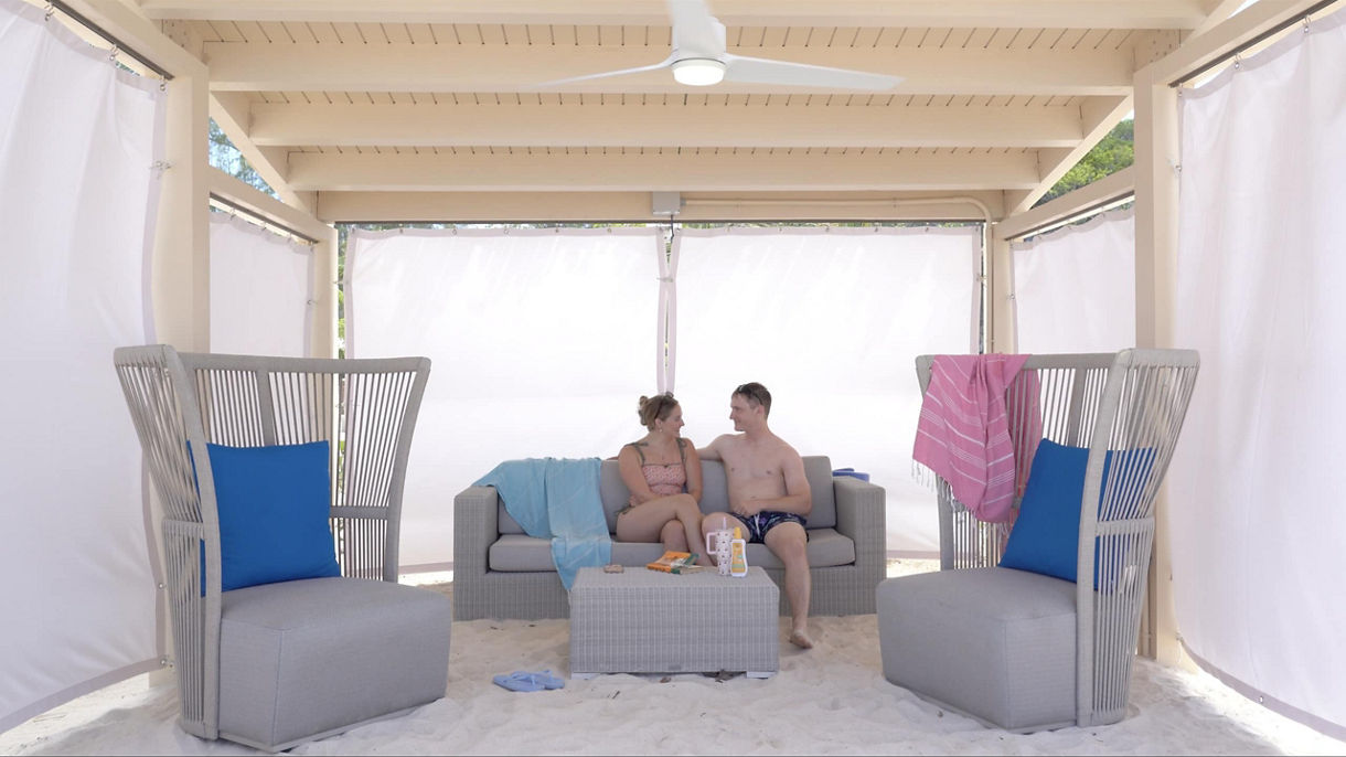 RelaxAway Cabana Rental: Wheelchair Accessible (7 people maximum)