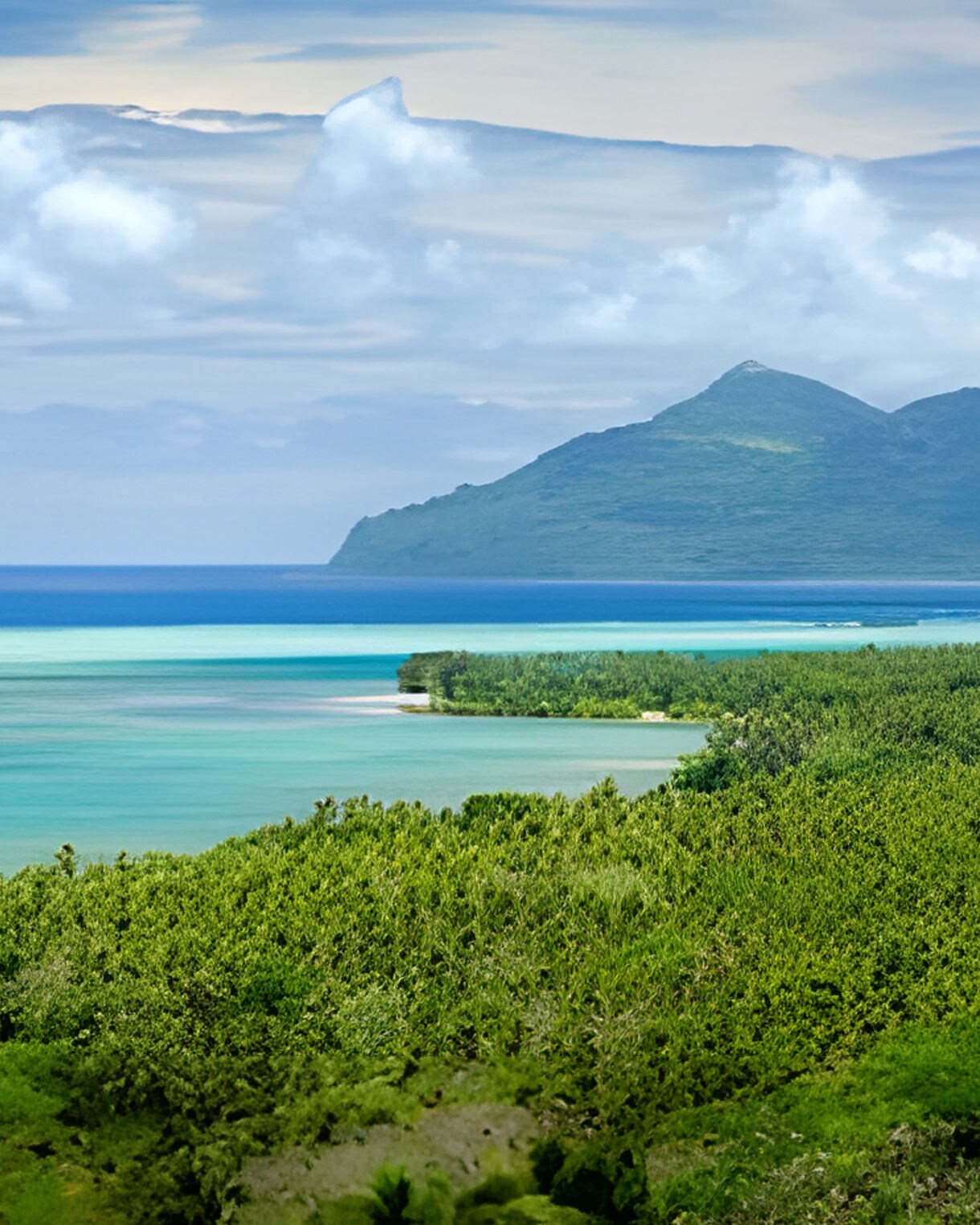 Aerial view of Hawaii