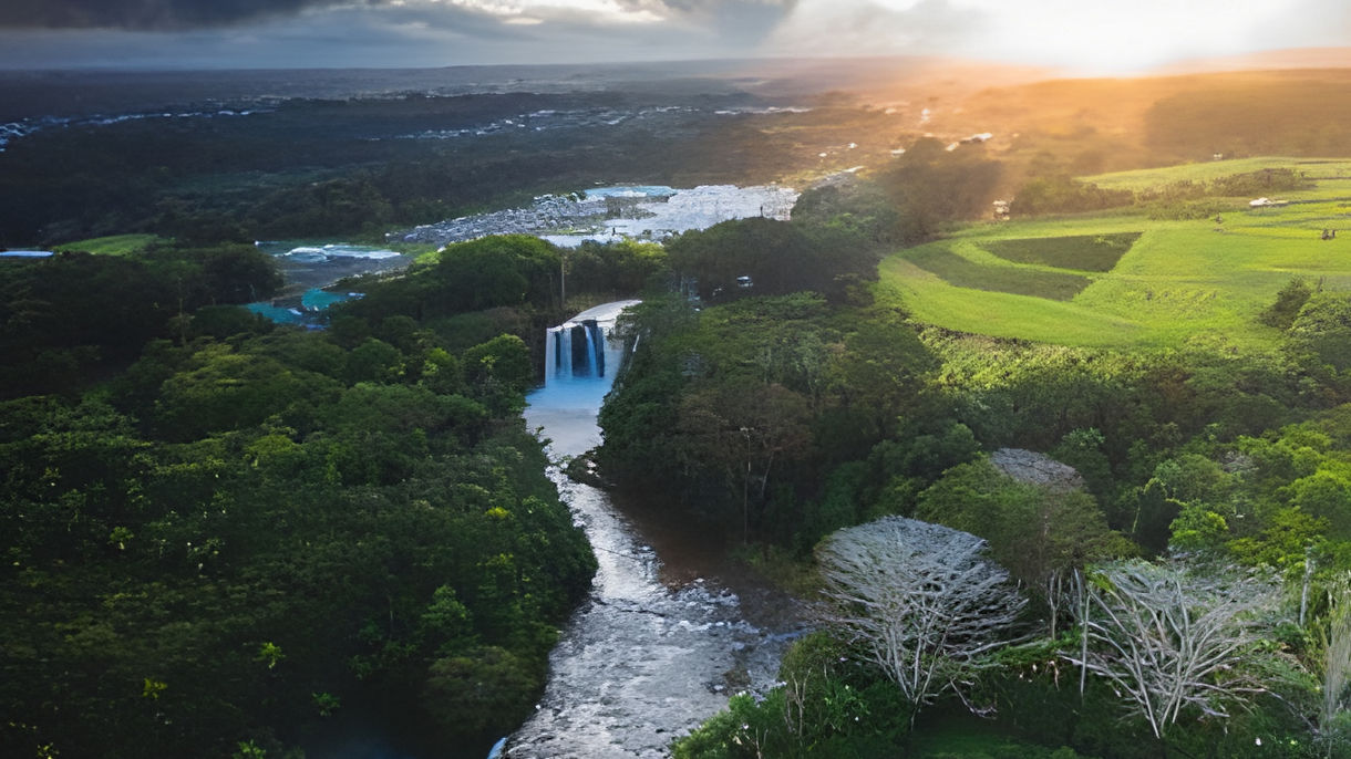 Tropical Farm, Fruit, & Falls
