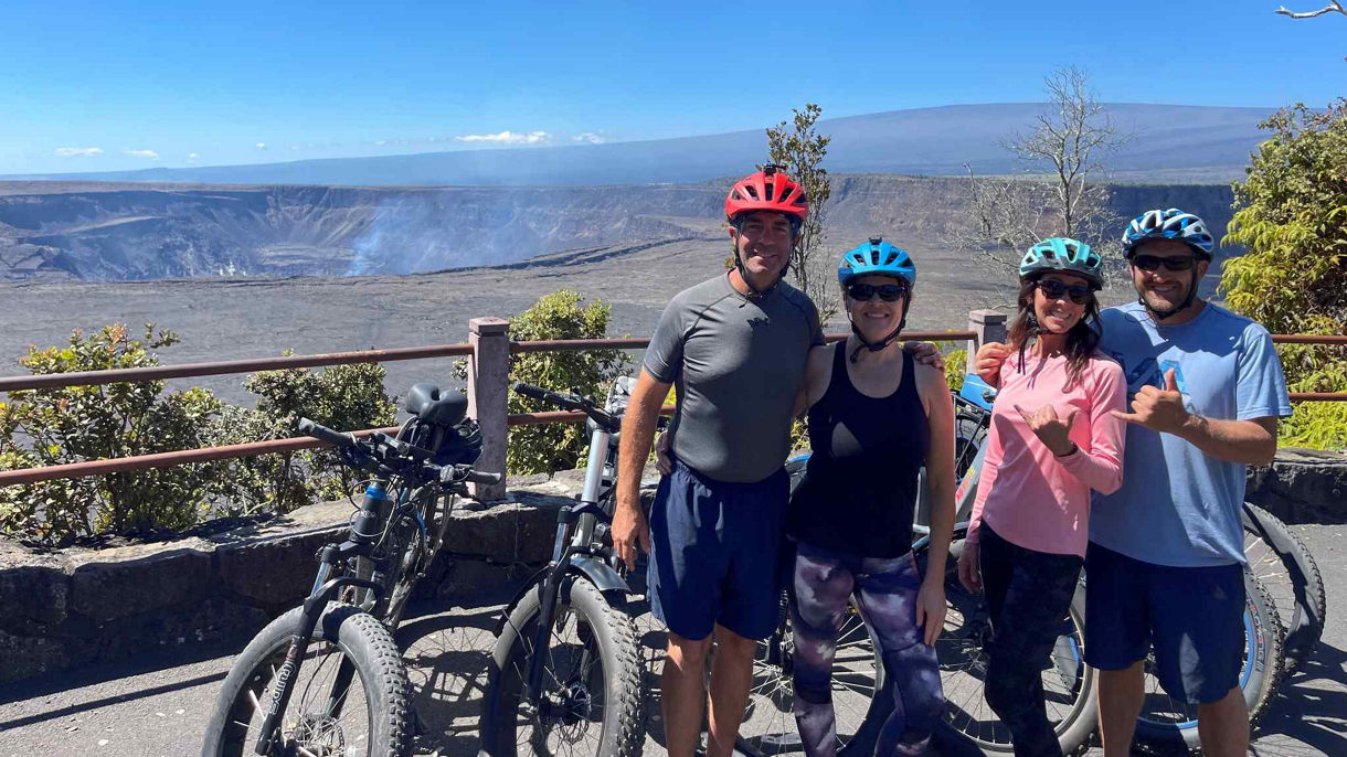 E-Bike Along Volcanoes National Park