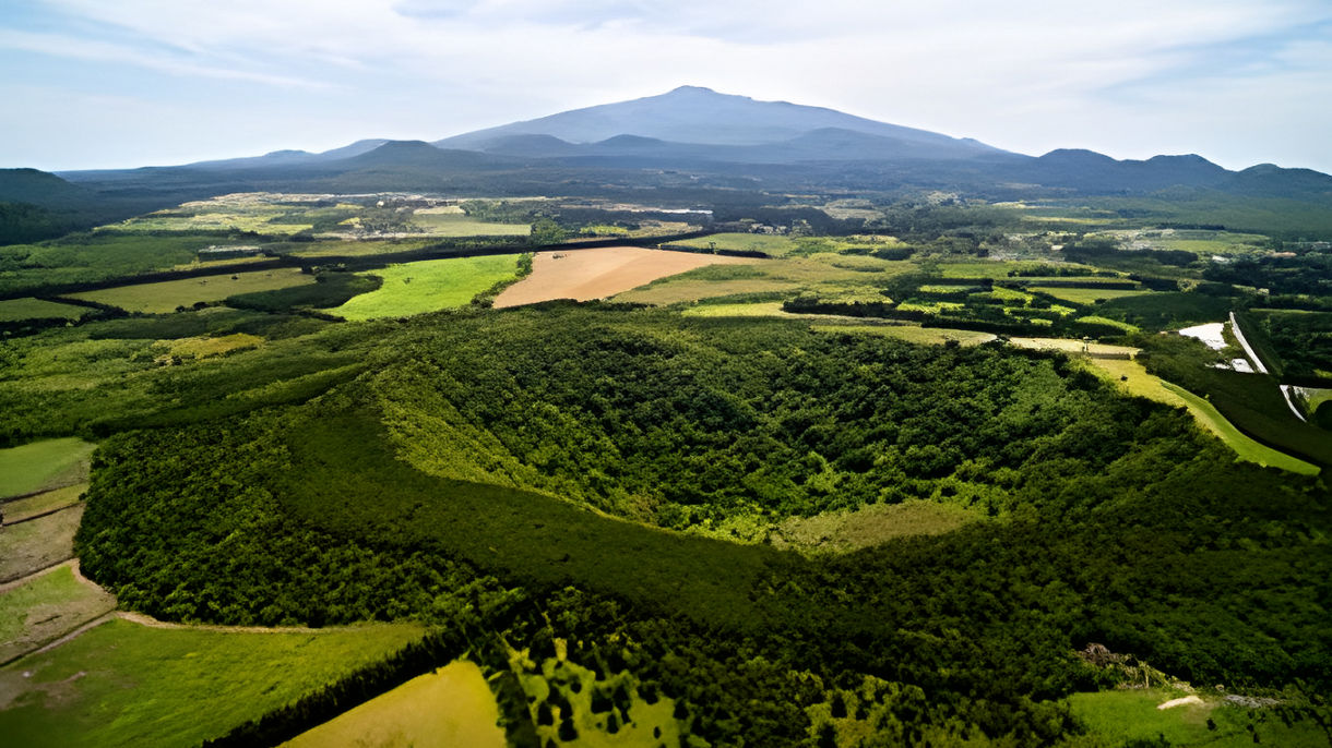 サングムブリ噴火口、城邑民俗村とオルレ市場(日本語ガイド)(Guided in Japanese)