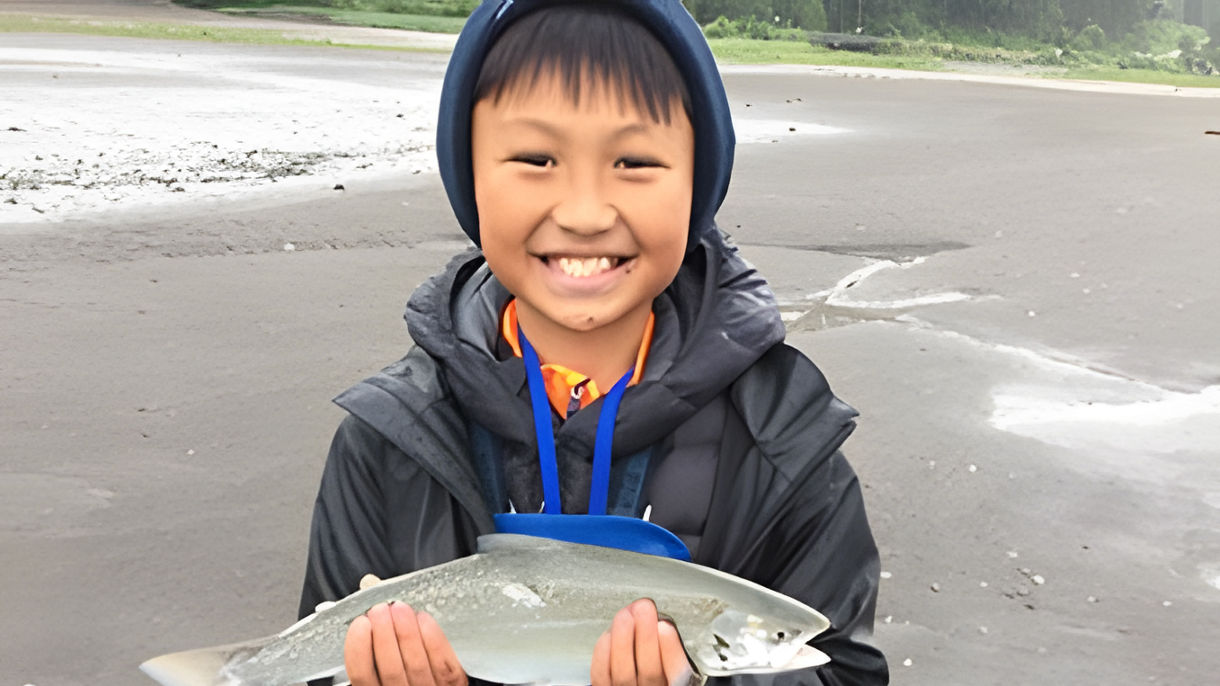 Shoreside Salmon Fishing