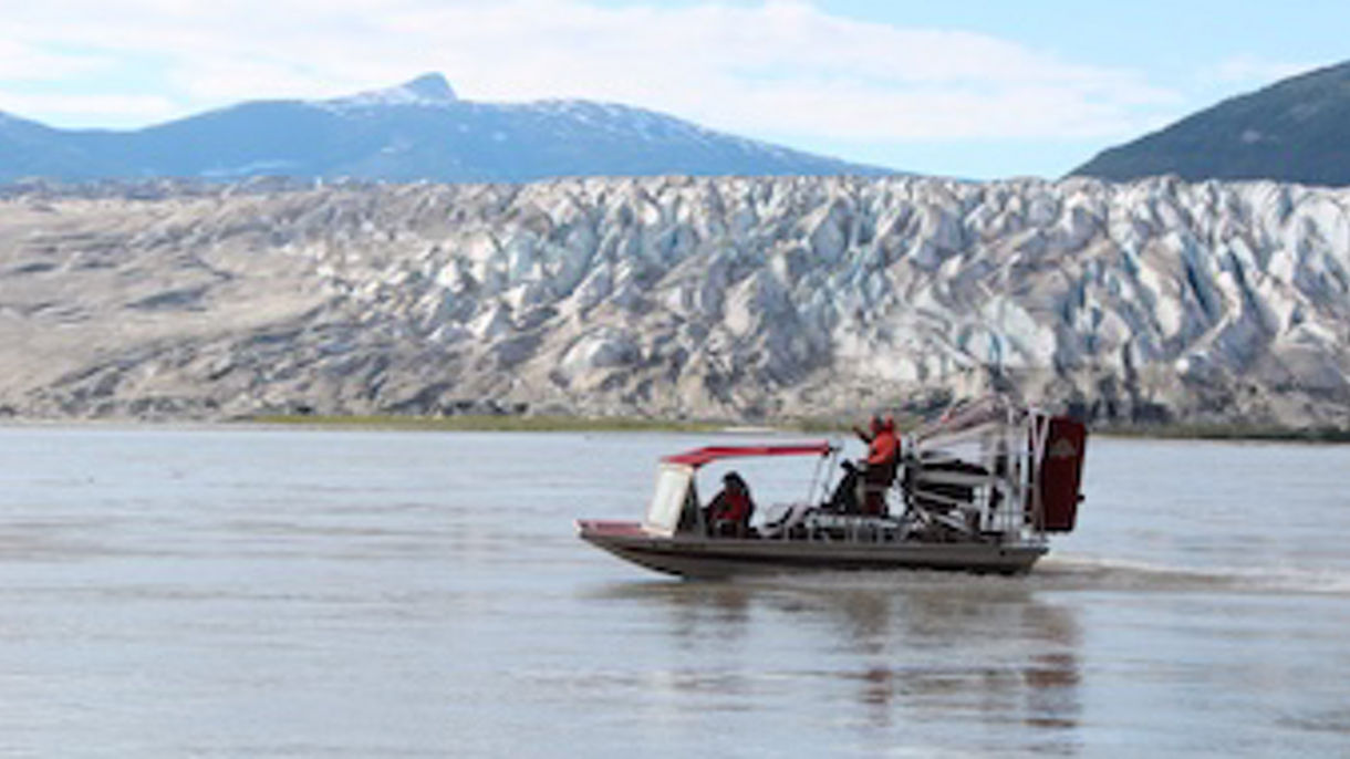 Taku Glacier Helicopter Landing & Airboat Tour
