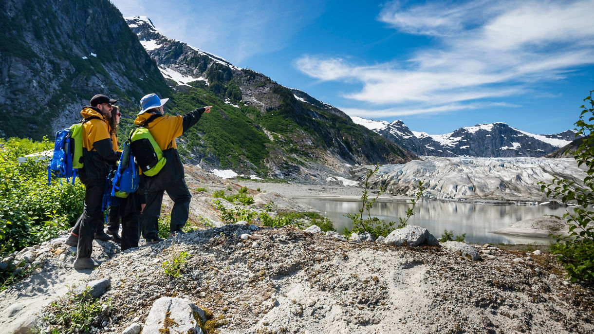 Norris Glacier Adventure: Flight, Paddle & Hike