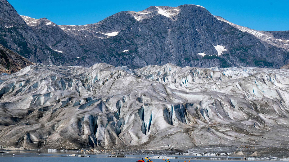Norris Glacier Adventure: Flight, Paddle & Hike