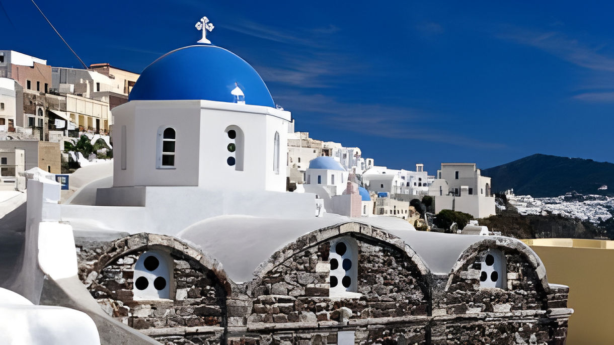 Oia Village & Swimming For Families