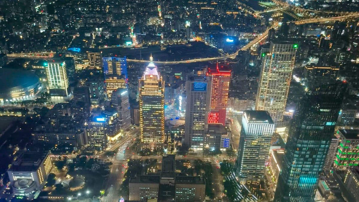 Splendid Night View from Taipei 101 & Raohe Street Night Market