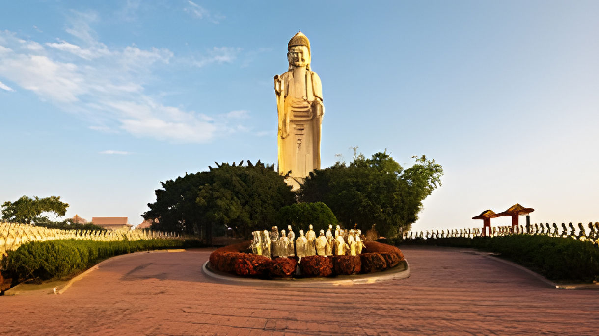 The Buddhist Monastery at Fokuangshan