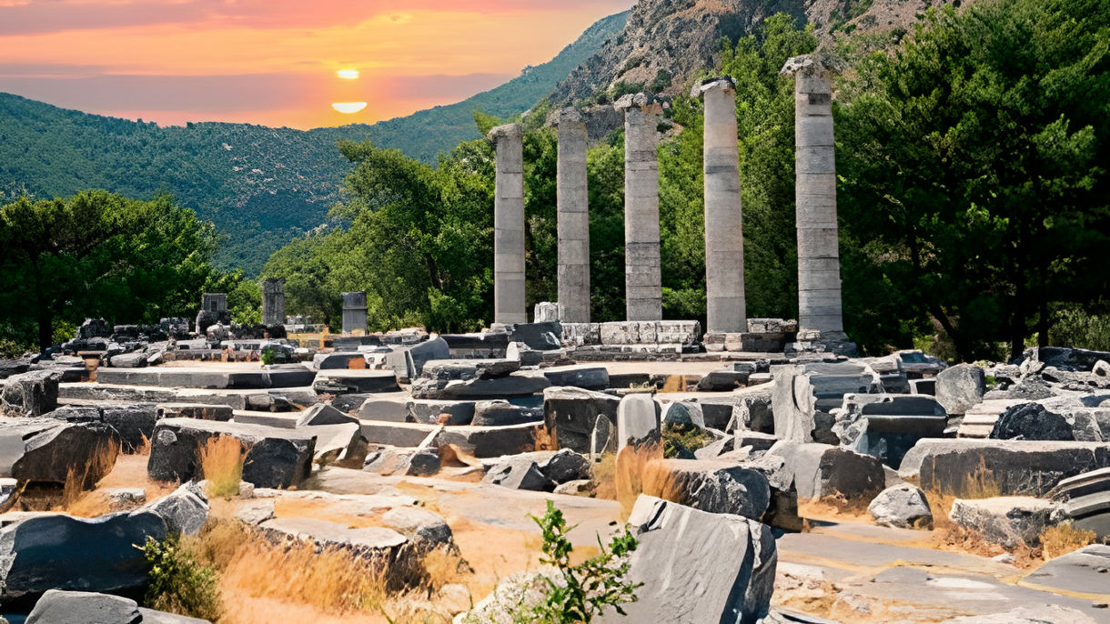 Ephesus , Terrace Houses and Ancient Priene