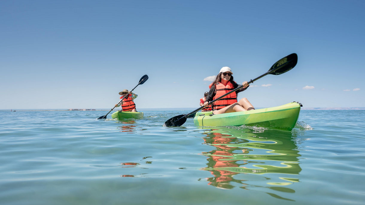 Kayak at La Paz Bay