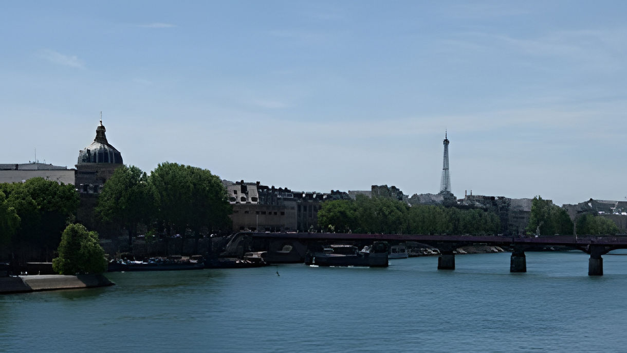 Paris City Drive & Seine River Cruise
