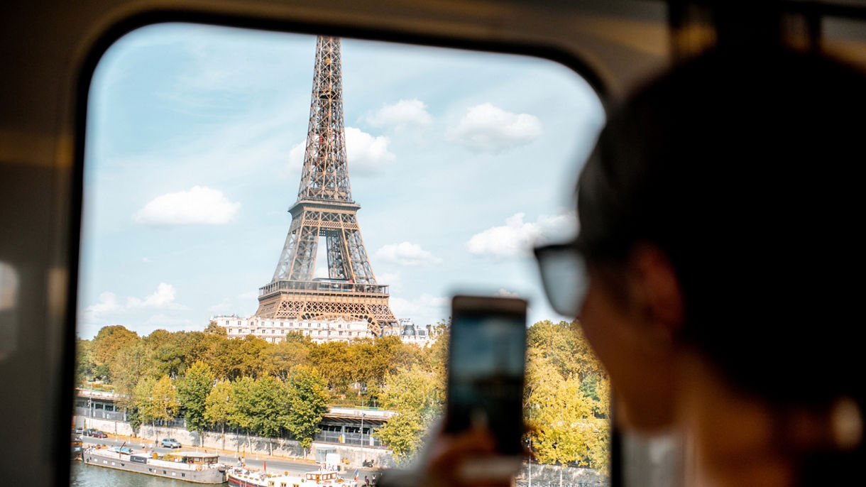 Journey to Paris by Fast Train