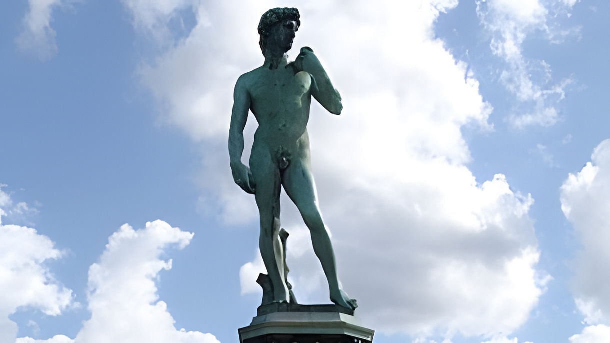 Florence, Statue of David & Uffizi Museum