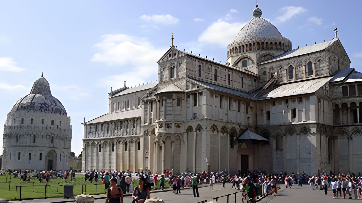 Easy Leaning Tower of Pisa by Trolley