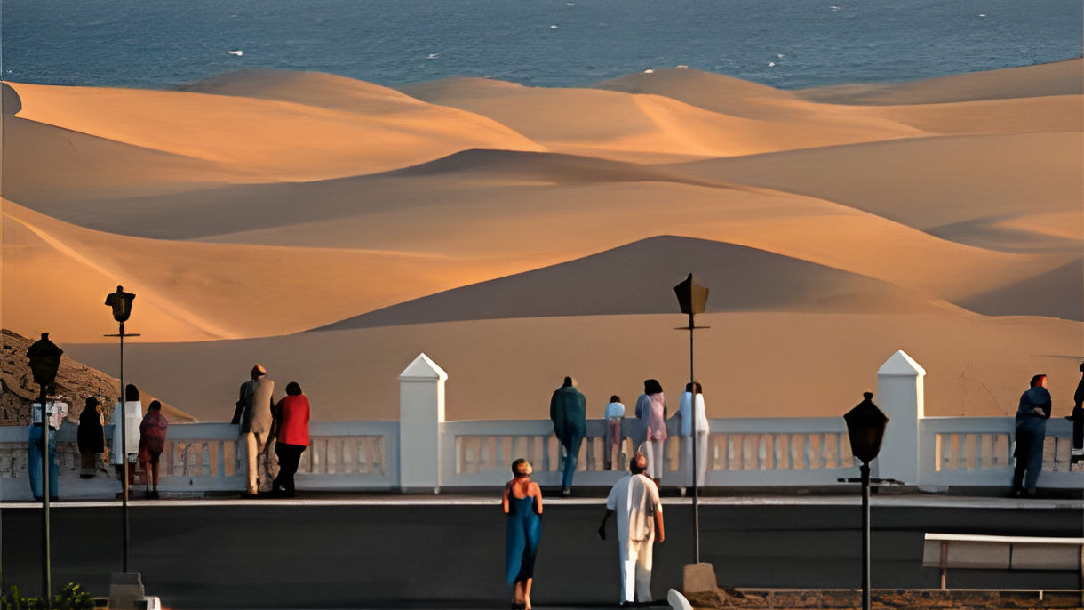 A Day at Maspalomas Beach