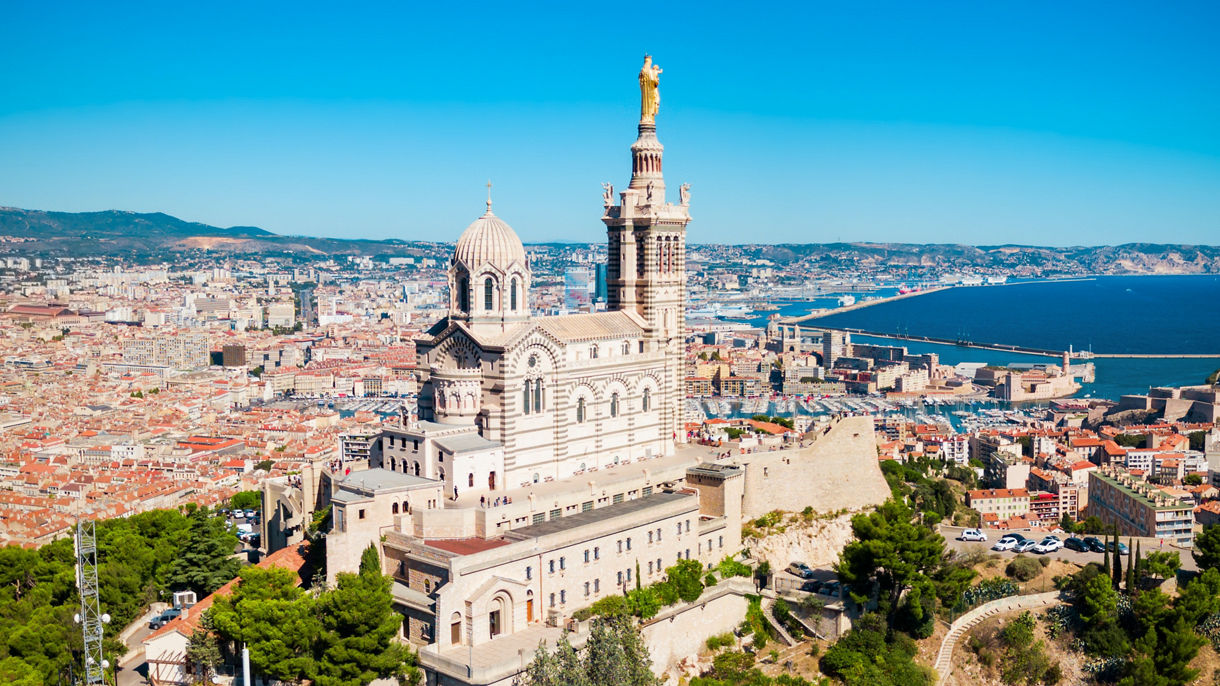 Old Port and Basilica Notre Dame de la Garde (Companions MRS-491)